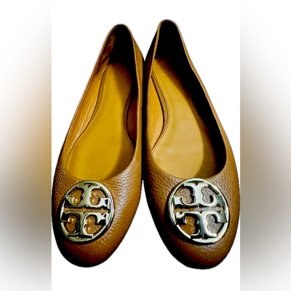Tory Burch Tan Chelsea Ballet Flats